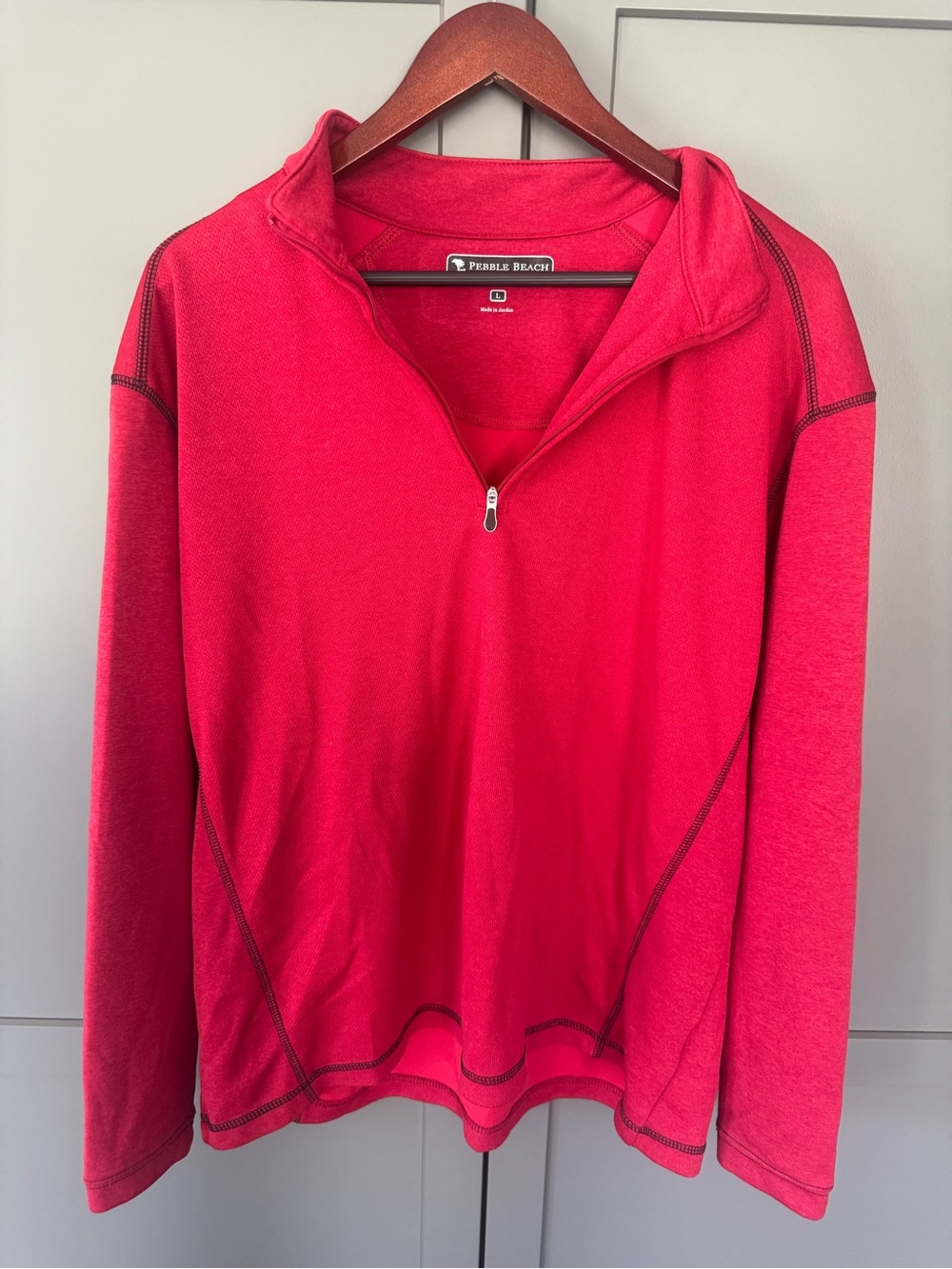 Pebble Beach Crewneck Pullover - Bright Pink